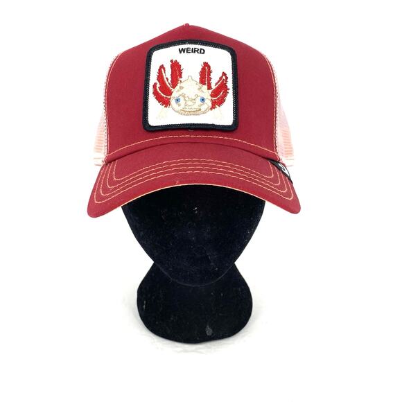 Goorin Bros The Farm Weird Axolotls Trucker Hat - Picture 1 of 8